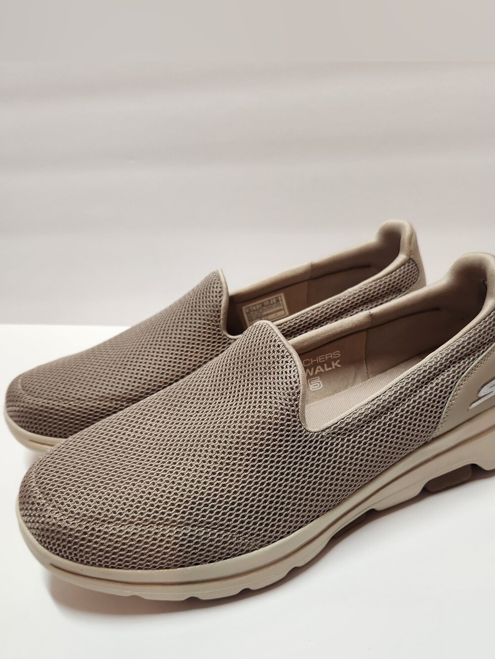 Skechers Go Walk Slip-On Athletic Sneakers - Taupe